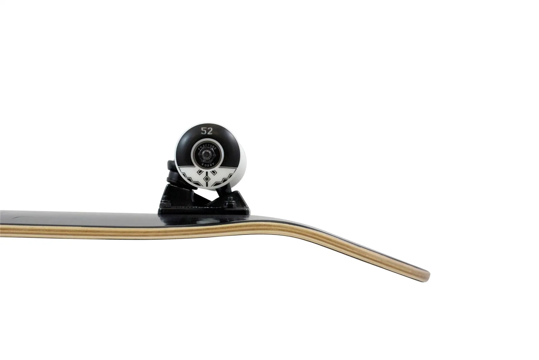 Fracture Fade Black Complete Skateboard 8.0"