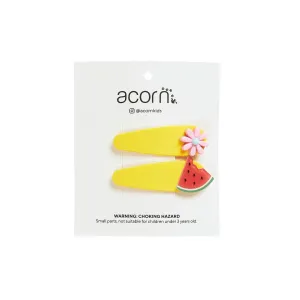 Fruit Hair Clip Yellow