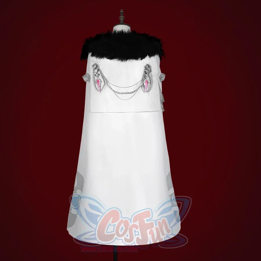 Genshin Impact Fatui Harbinger Damselette Columbina Cape Cosplay Costume C07581  A