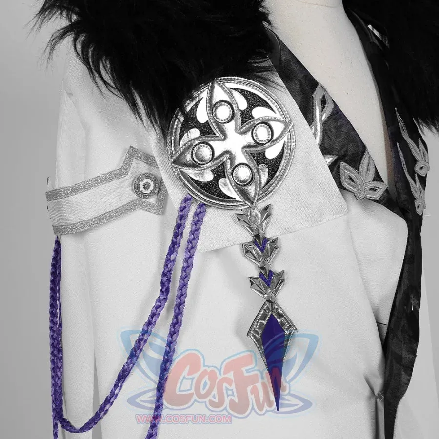 Genshin Impact Fatui Harbinger Pantalone Cape Cosplay Costume C07578  A