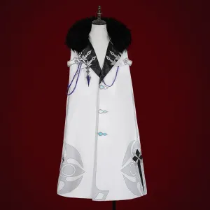 Genshin Impact Fatui Harbinger Pantalone Cape Cosplay Costume C07578  A