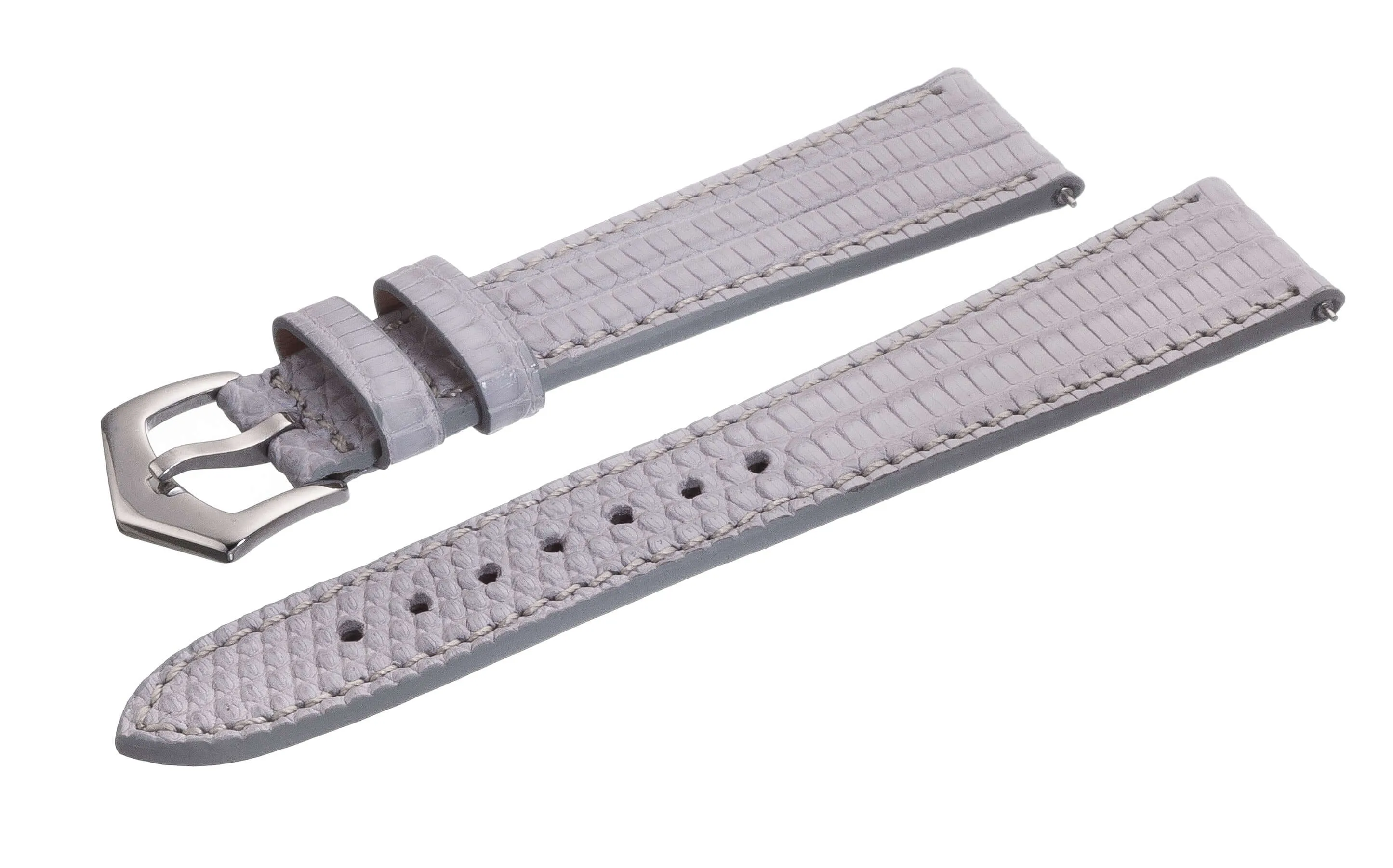 Gray Lizard Apple Watch Leather Band  | Watch Bands