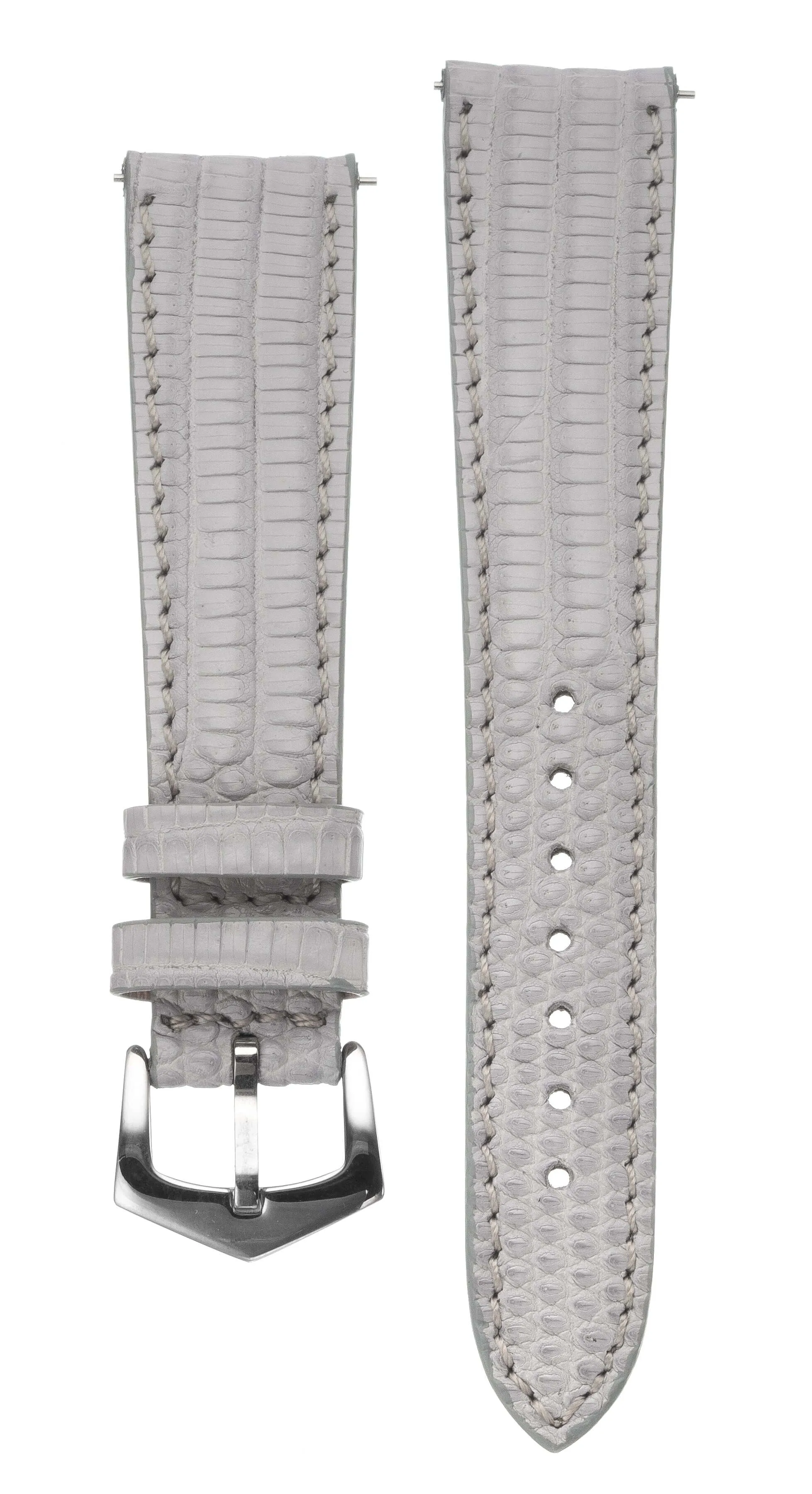 Gray Lizard Apple Watch Leather Band  | Watch Bands