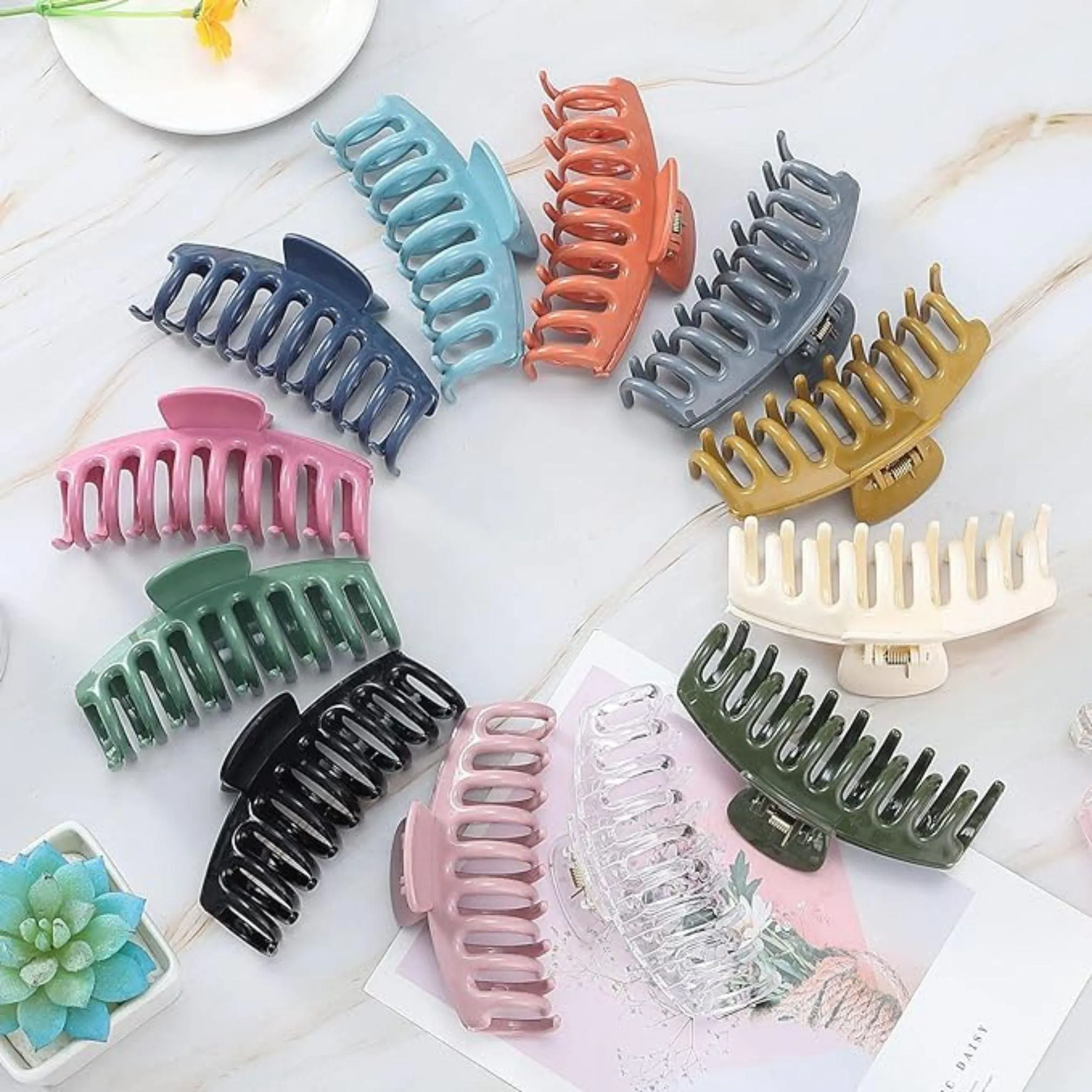 Green Hair Claw Clip