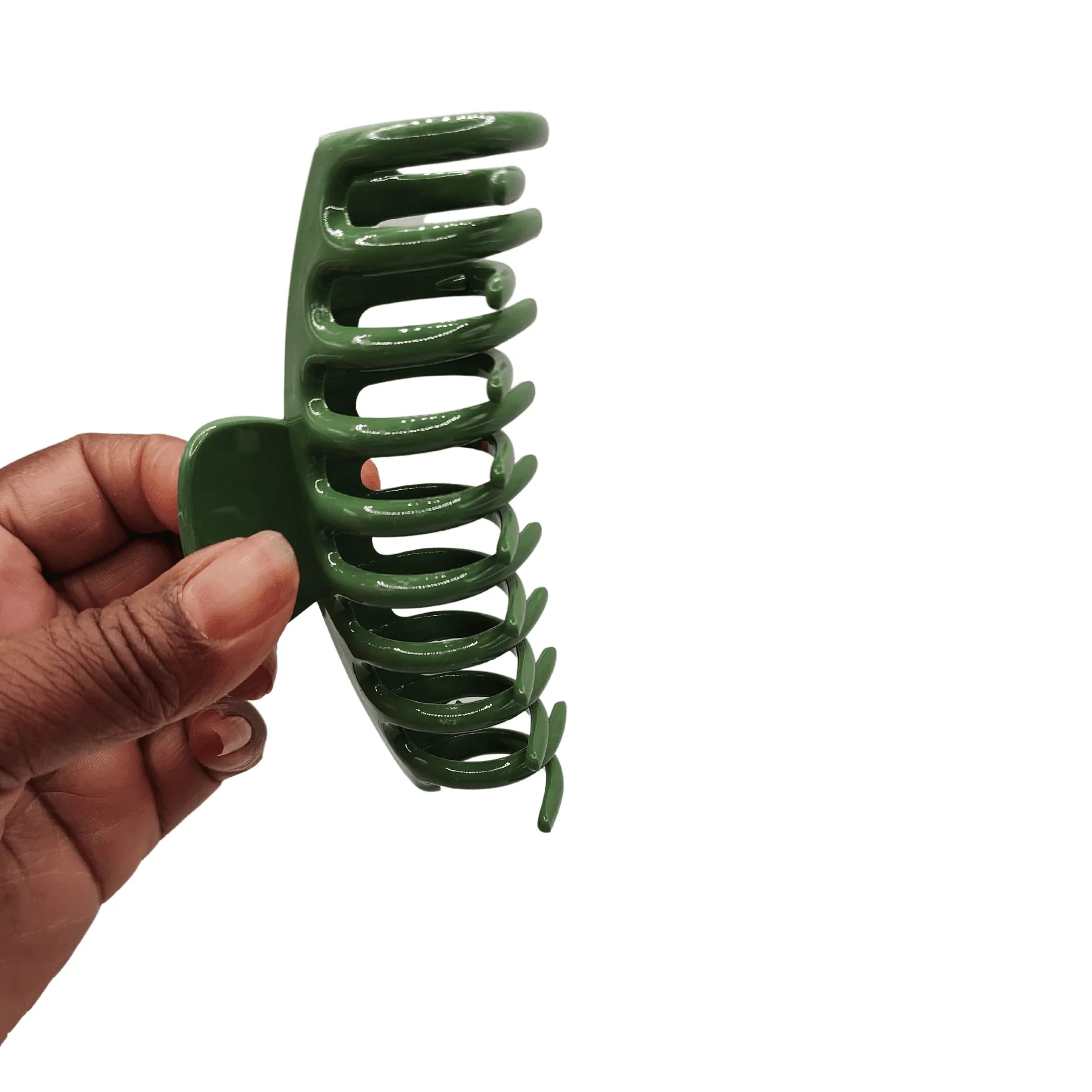 Green Hair Claw Clip