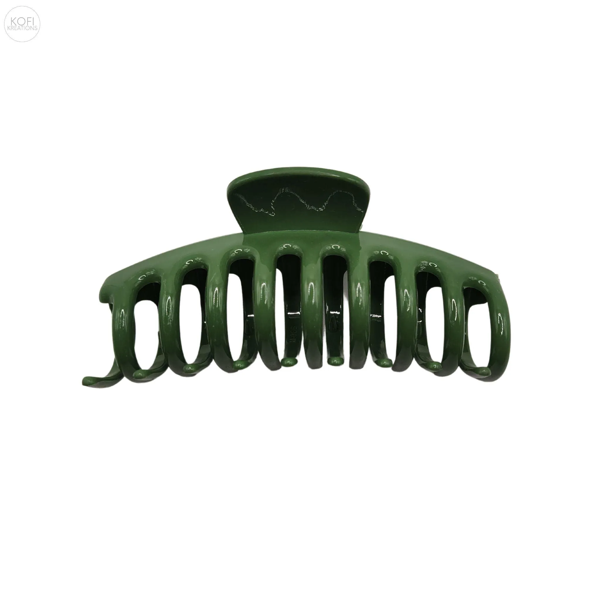 Green Hair Claw Clip