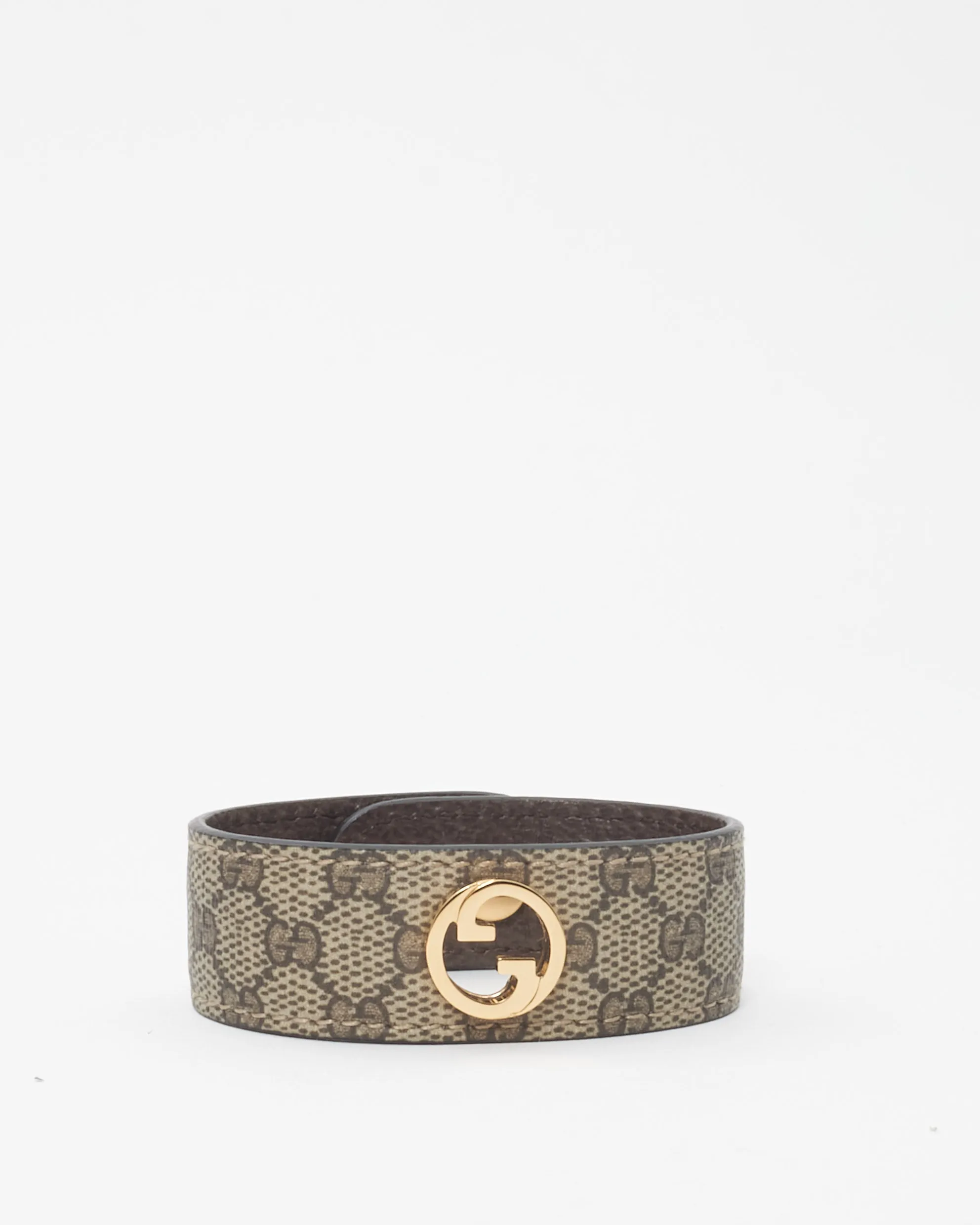 Gucci Monogram Canvas Logo Cuff - S