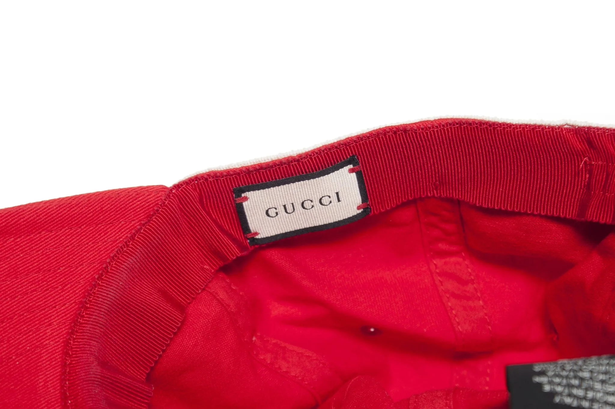 Gucci Wrap Baseball Hat with Headband in Red