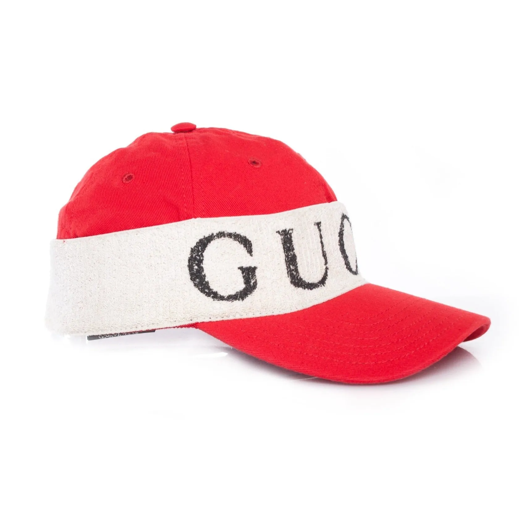 Gucci Wrap Baseball Hat with Headband in Red