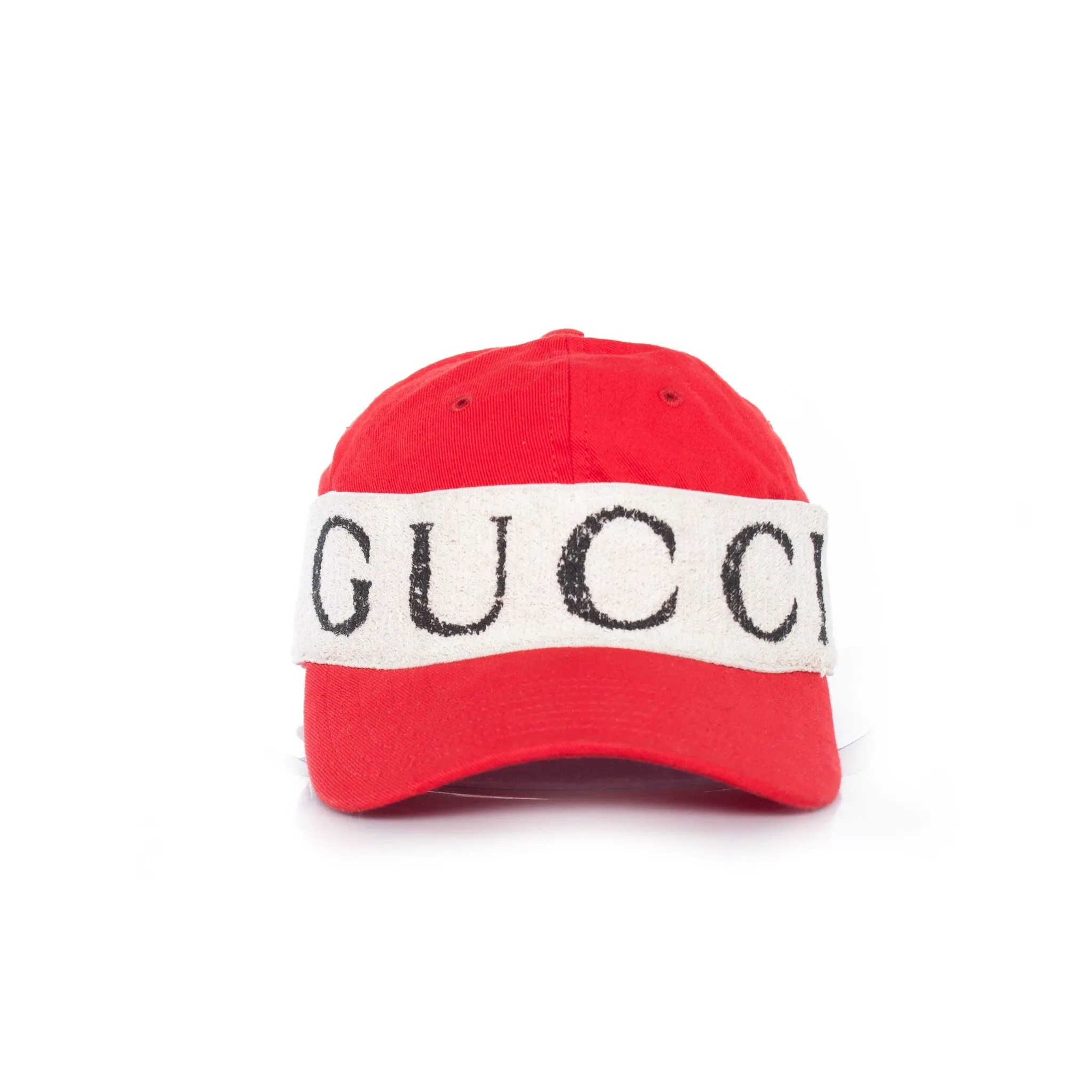 Gucci Wrap Baseball Hat with Headband in Red