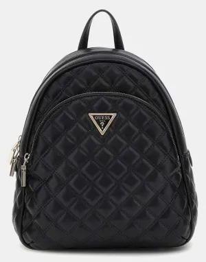 Guess Giully Dome Backpack Quilted In Black For Women