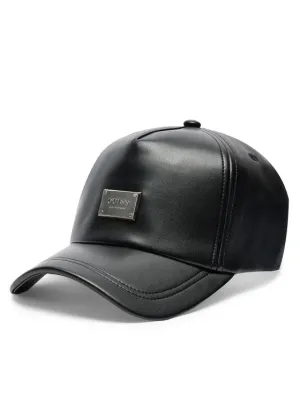 GUESS - LEATHER LOGO CAP