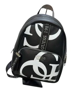 Guess Monogram Logo Backpack with Modern Design