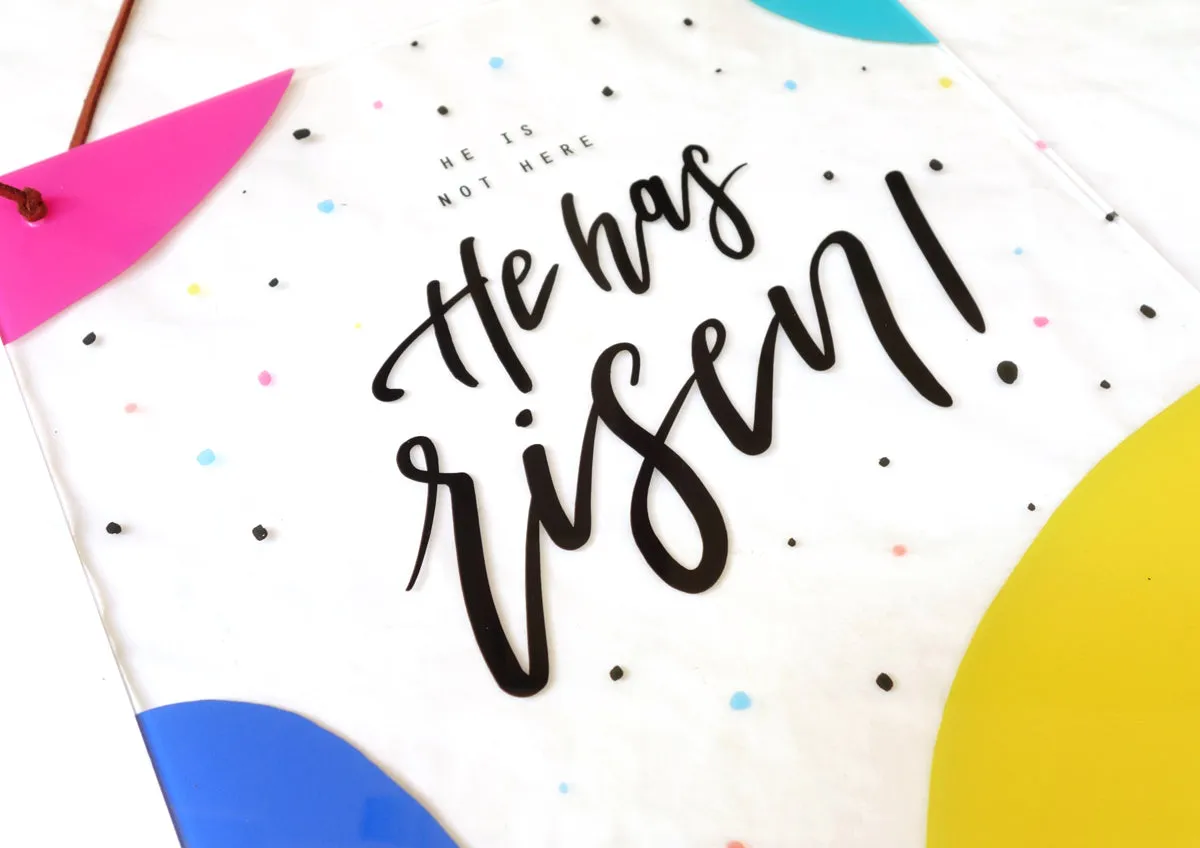 He Has Risen {Banner}