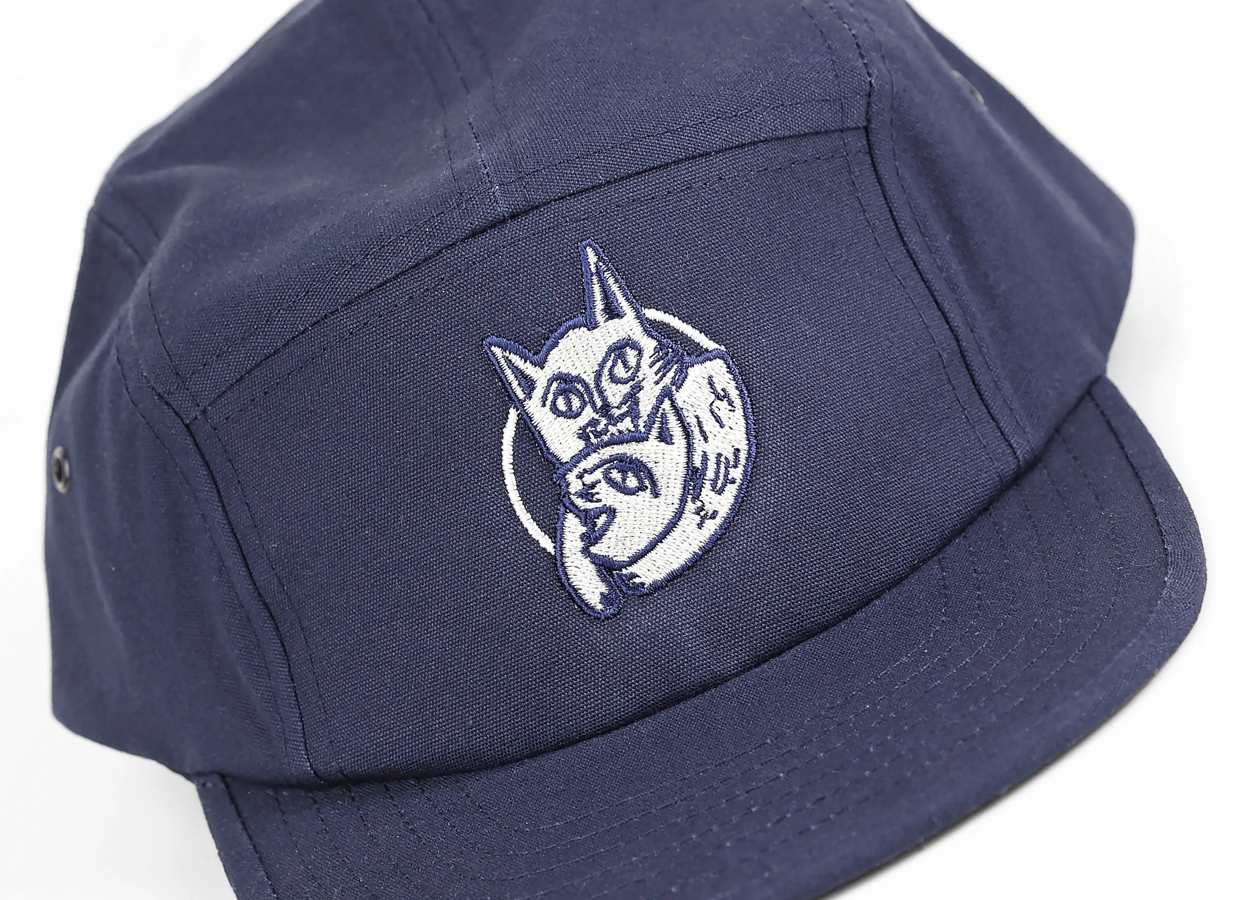 Headlock Cats Canvas 5 Panel Cap - Black/Blue/Olive/Sand/Terracotta - One Size