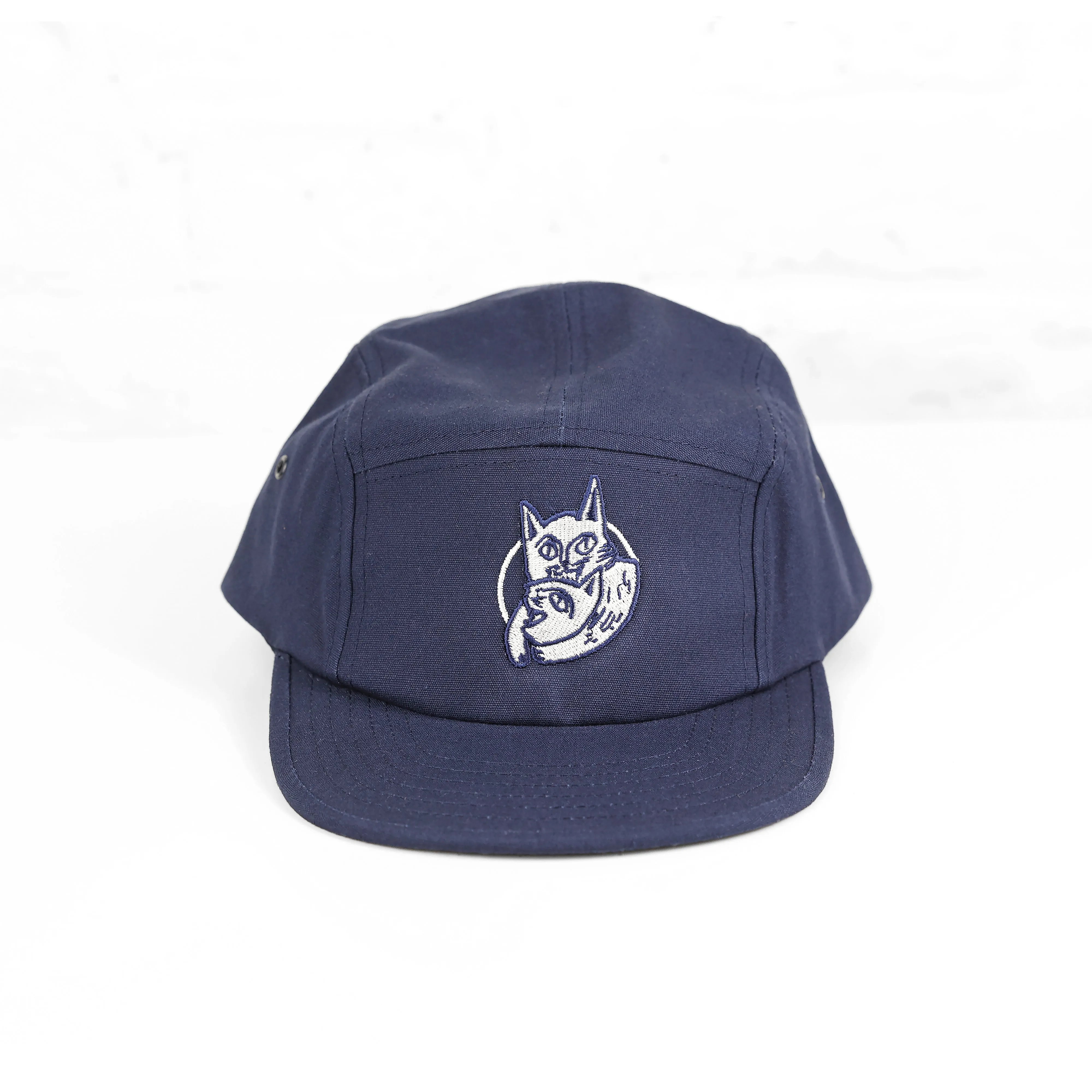 Headlock Cats Canvas 5 Panel Cap - Black/Blue/Olive/Sand/Terracotta - One Size