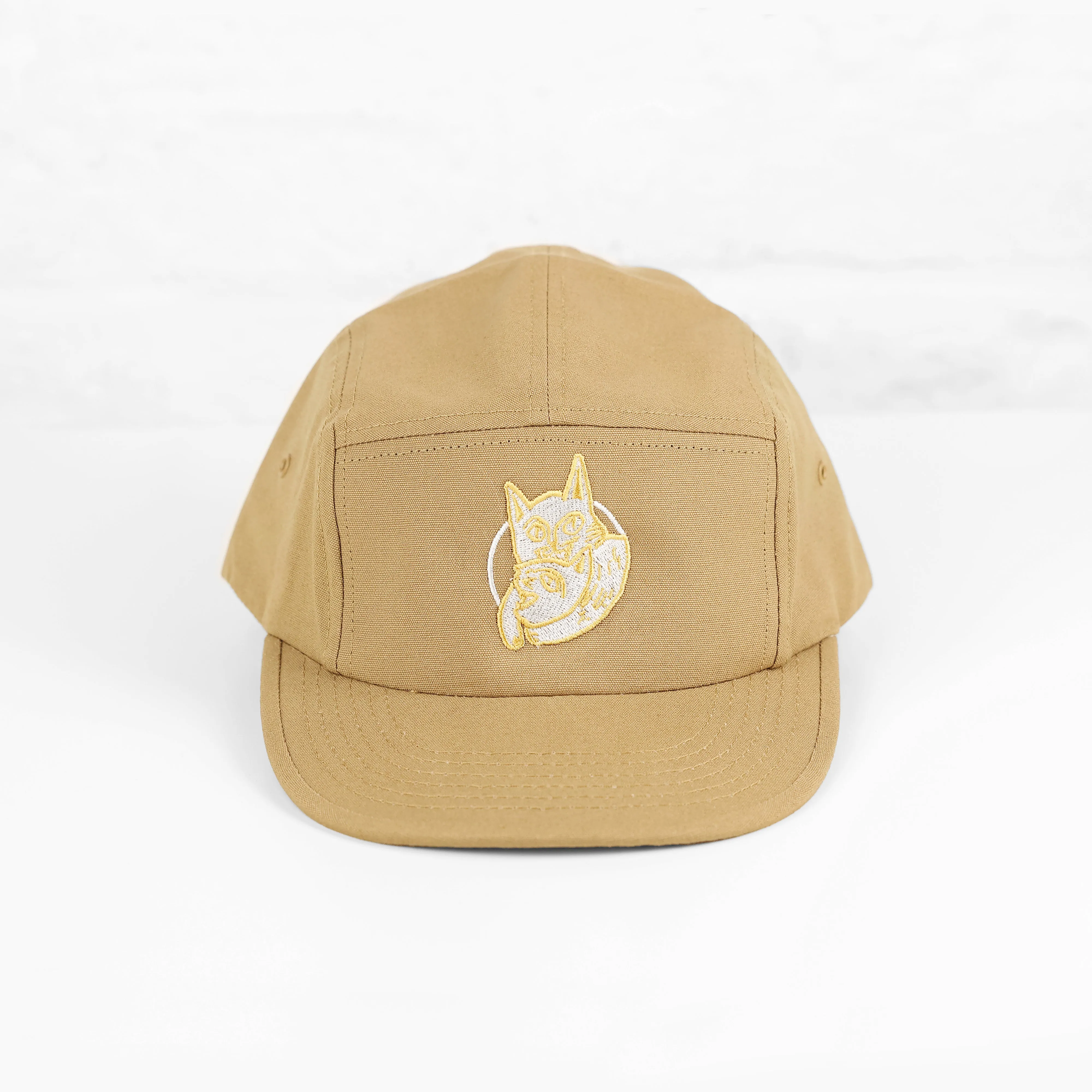 Headlock Cats Canvas 5 Panel Cap - Black/Blue/Olive/Sand/Terracotta - One Size