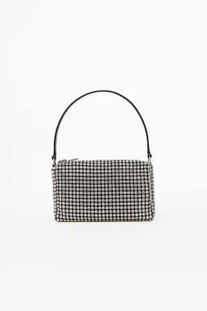 Heiress pouch in crystal mesh