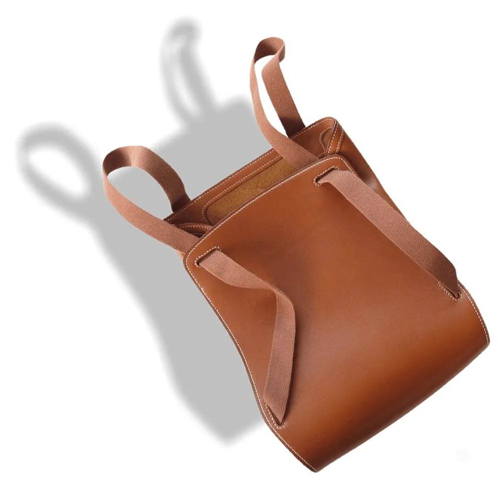 Hermes 2001 Natural Barenia Sherpa Backpack Bag Ret. 4500 euros Rare!