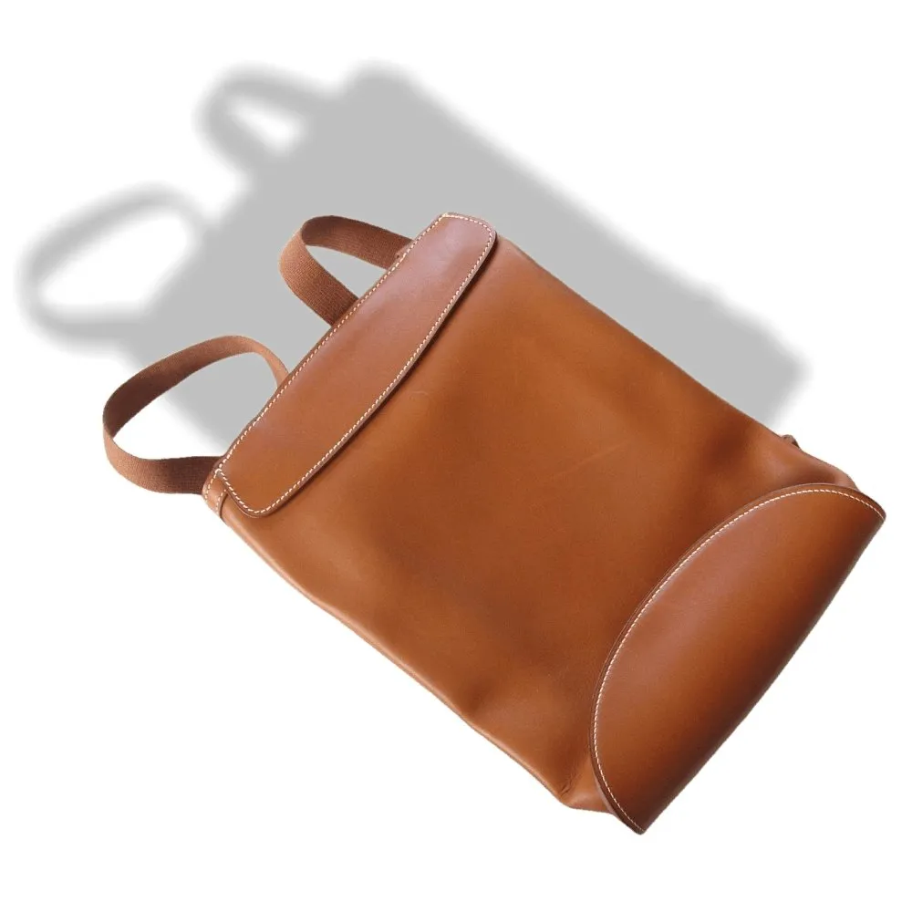 Hermes 2001 Natural Barenia Sherpa Backpack Bag Ret. 4500 euros Rare!