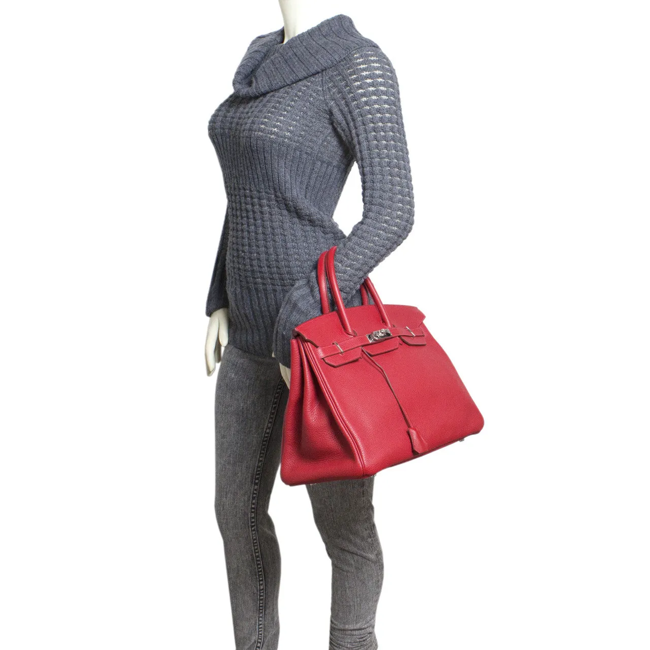 Hermes Rouge Togo Birkin 35