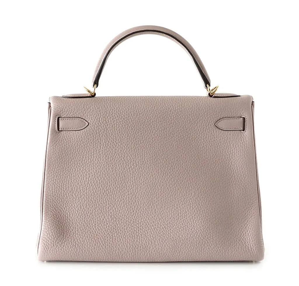 Hermès Glycine Kelly 32 Bag GHW