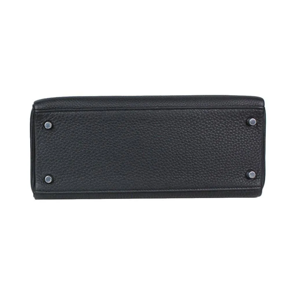 Hermès Kelly 28 Black Togo Bag PHW