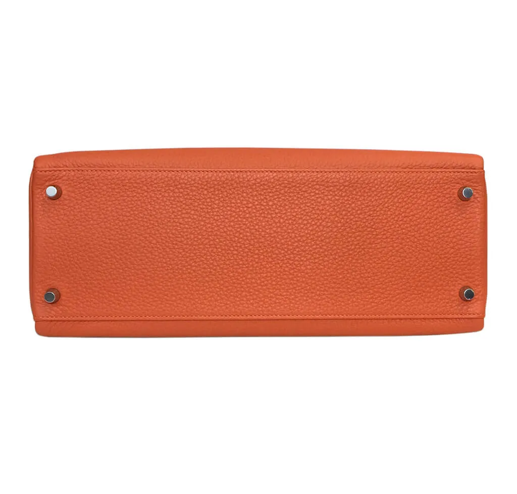 Hermès Orange Kelly Togo Bag 35cm