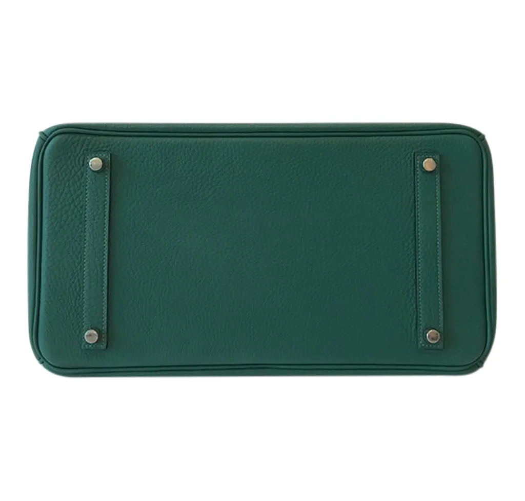 Hermès Togo Birkin 35cm Bag Malachite PHW