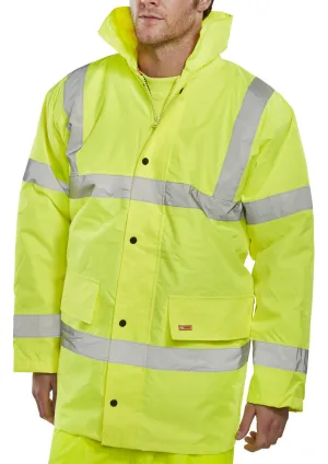 Hi Viz Traffic Jacket Yellow