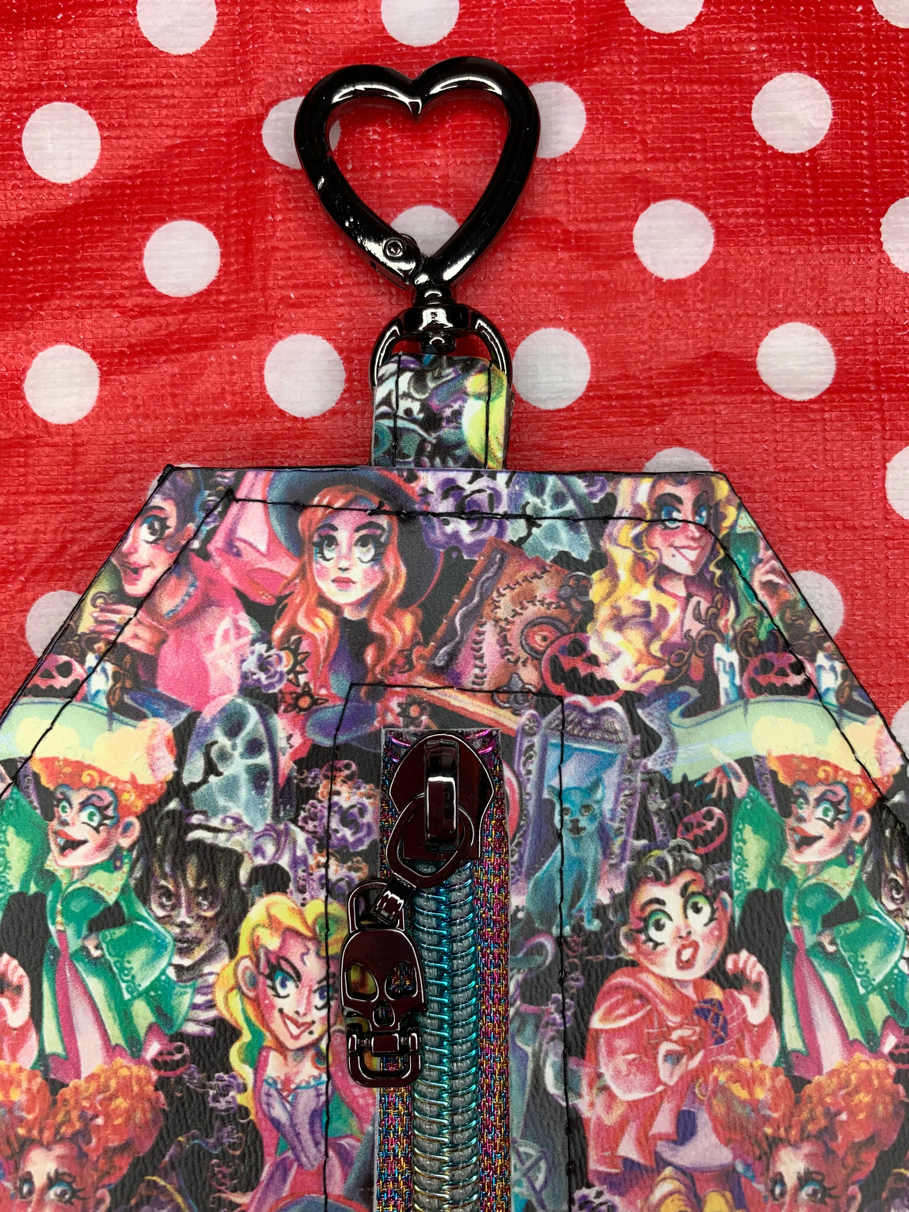 Hocus Pocus fan art coffin card ID purse