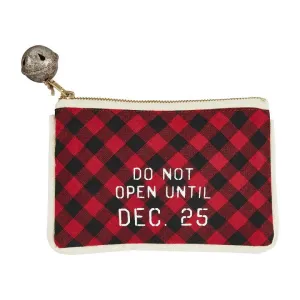 Holiday Check Gift Pouch