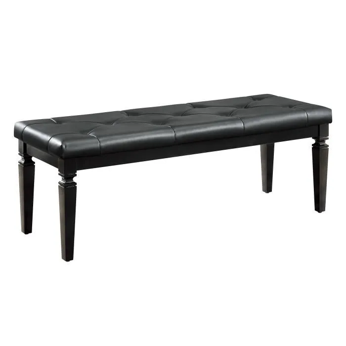 Homelegance Allura Bed Bench in Black 1916BK-FBH