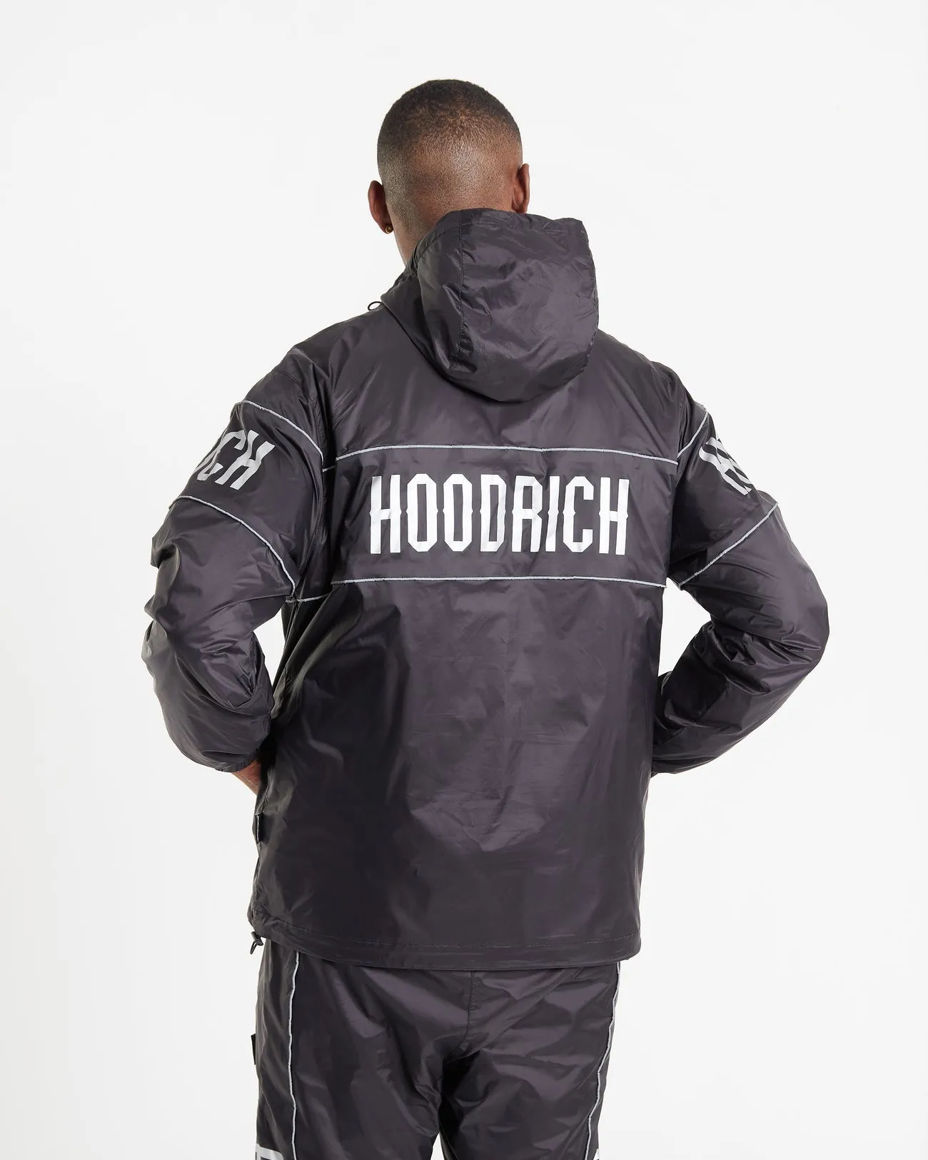 Hoodrich OG Repeat F/Zip Track Top Black/Reflective