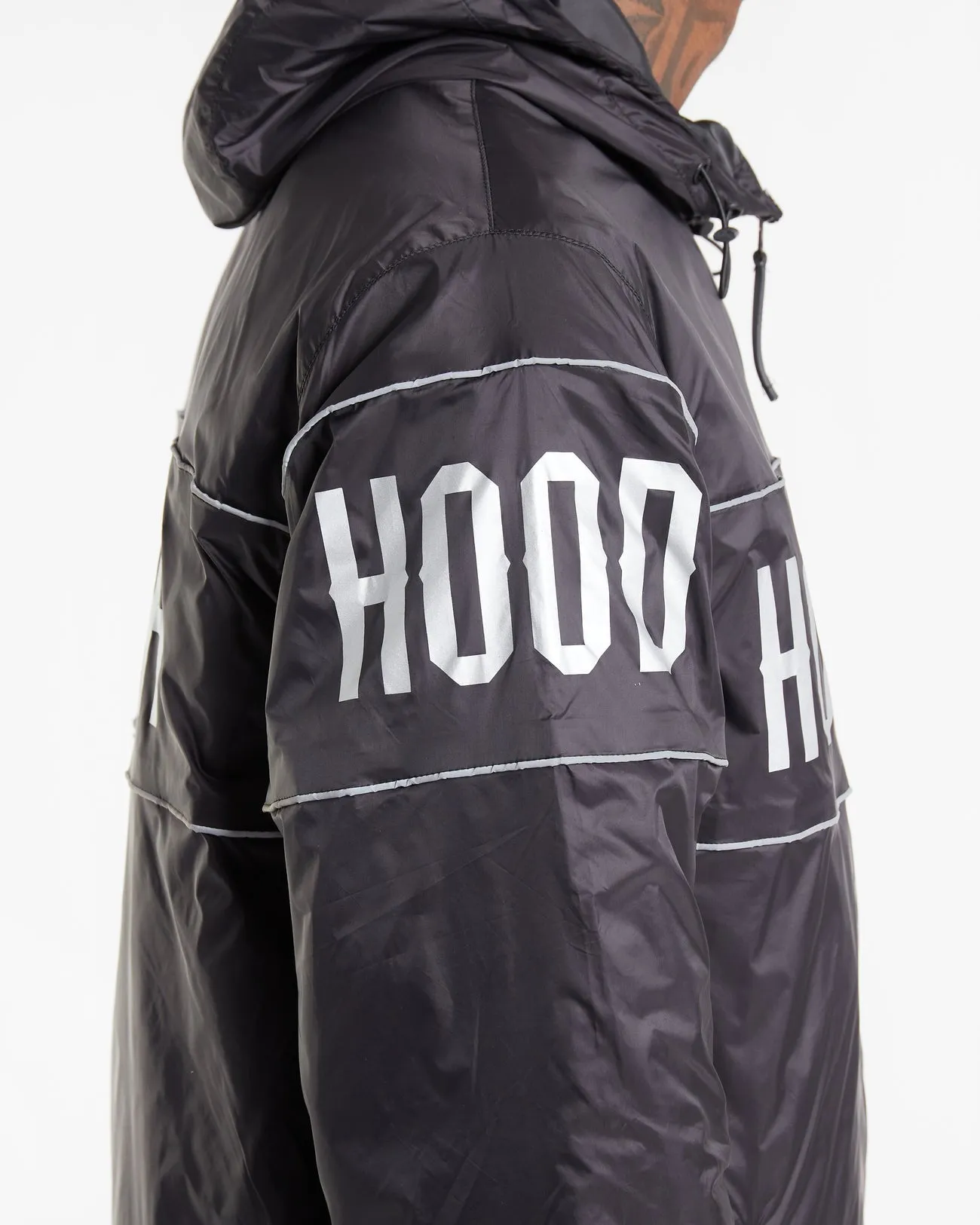 Hoodrich OG Repeat F/Zip Track Top Black/Reflective