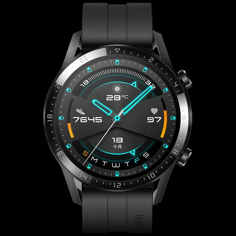 [Huawei Brazil Cross-border Products Cannot be Sold Without Permission] [global version] HUAWEI WATCH GT 2 Black_32MB   4GB