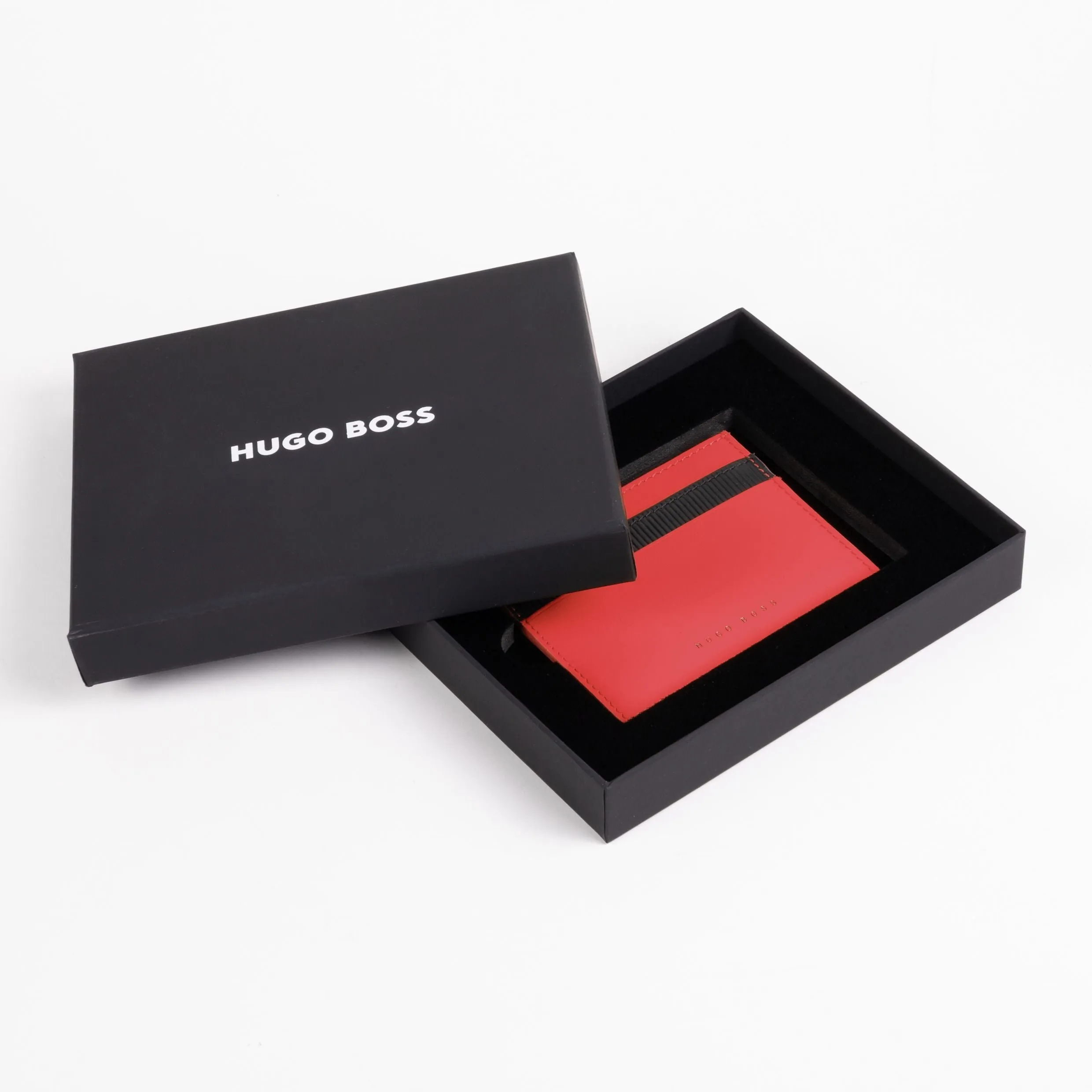 HUGO BOSS HLC215P-Card holder Matrix Red