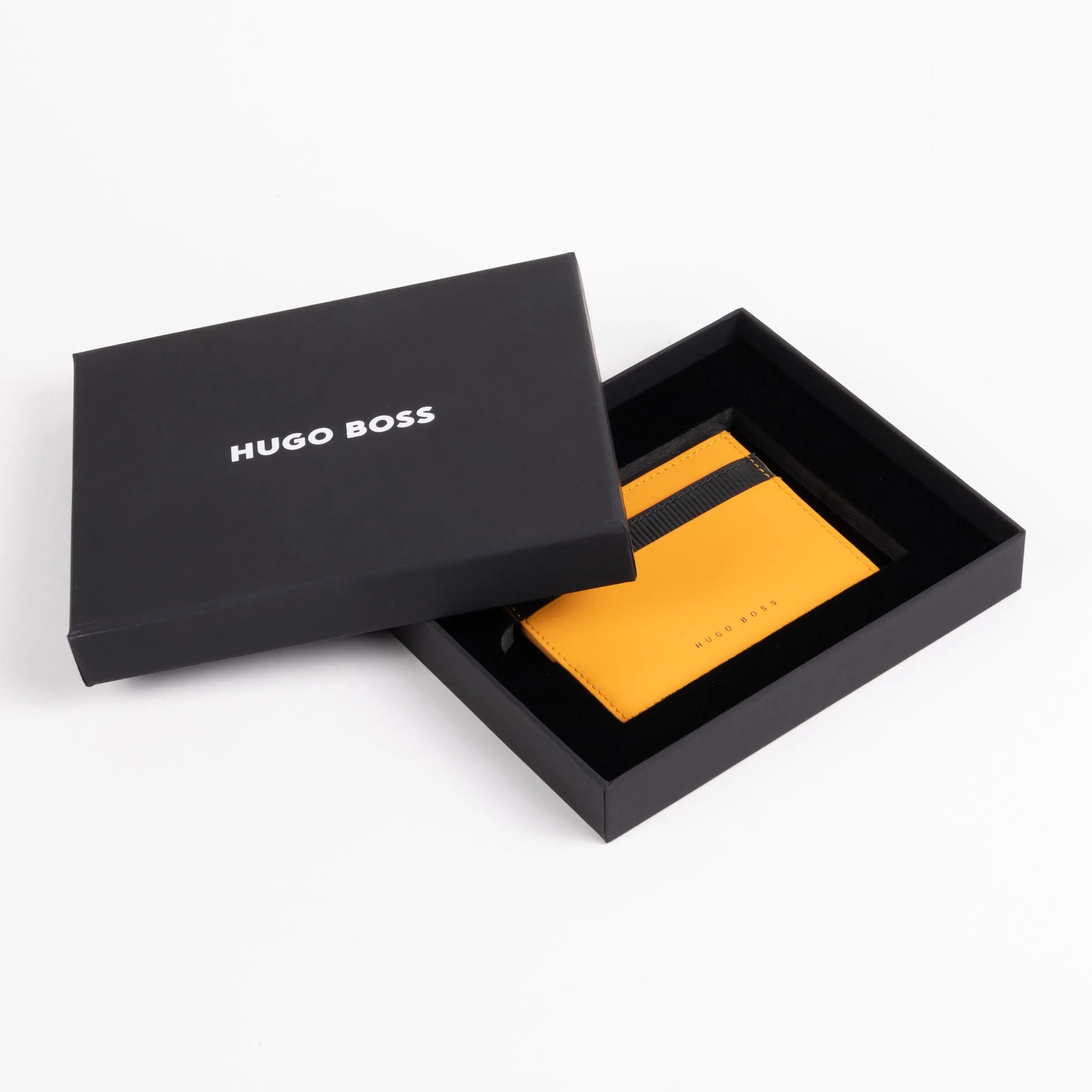 HUGO BOSS HLC215S-Card holder Matrix Yellow