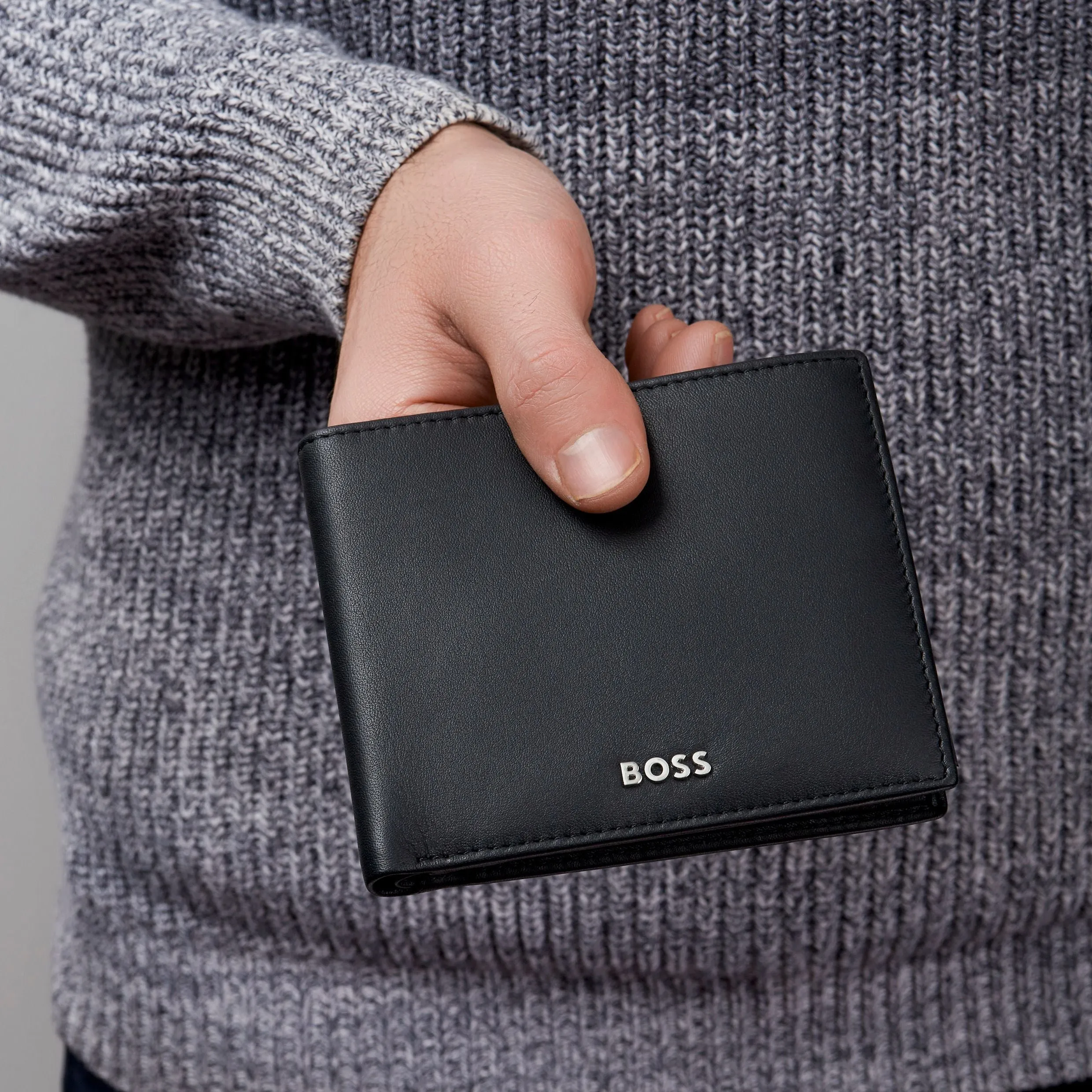 HUGO BOSS HLW403A-Wallet Classic Smooth Black