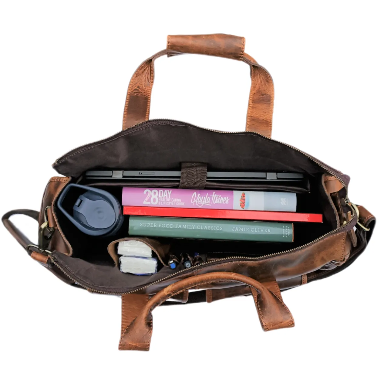 Hunter Brown Portfolio Bag