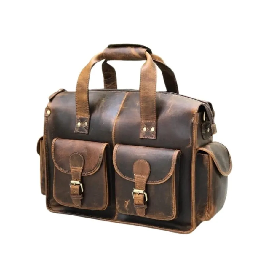 Hunter Brown Portfolio Bag