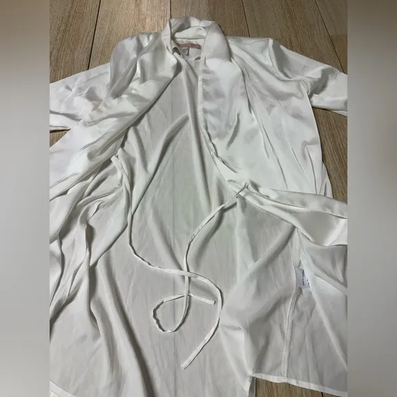 Hutch Faux-Feather Trim Robe