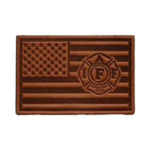 IAFF Leather Patch