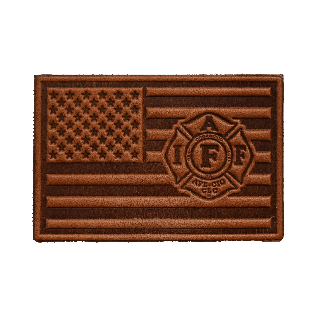 IAFF Leather Patch
