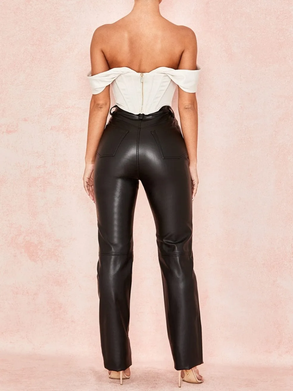 Inaya Vegan Leather Trousers