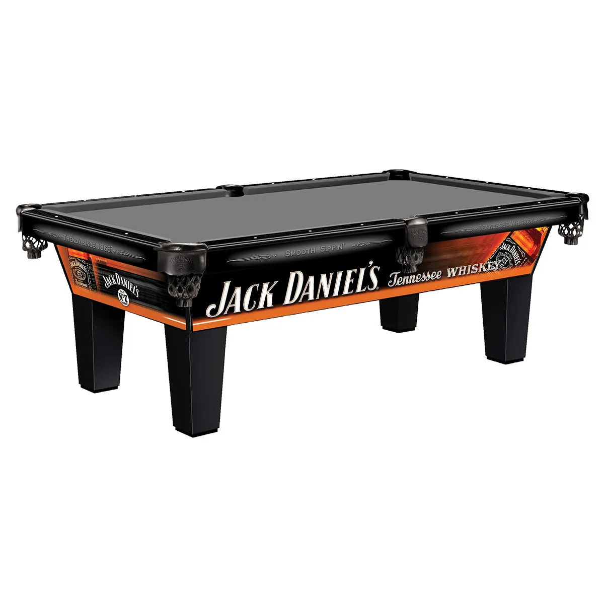 JD Tennessee Whiskey Pool Table - 8 ft.