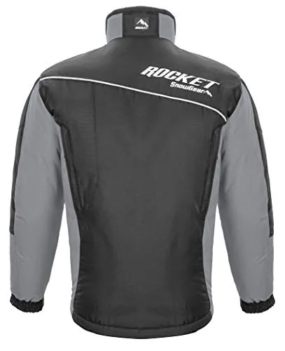 Joe Rocket Men's Snowgear Storm XC Jacket (Black/Grey, XXX-Large)
