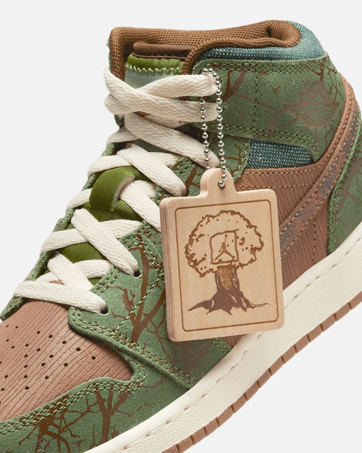 Jordan Kids' Air Jordan 1 Mid (GS) "Sneaker School"  Archaeo Brown
