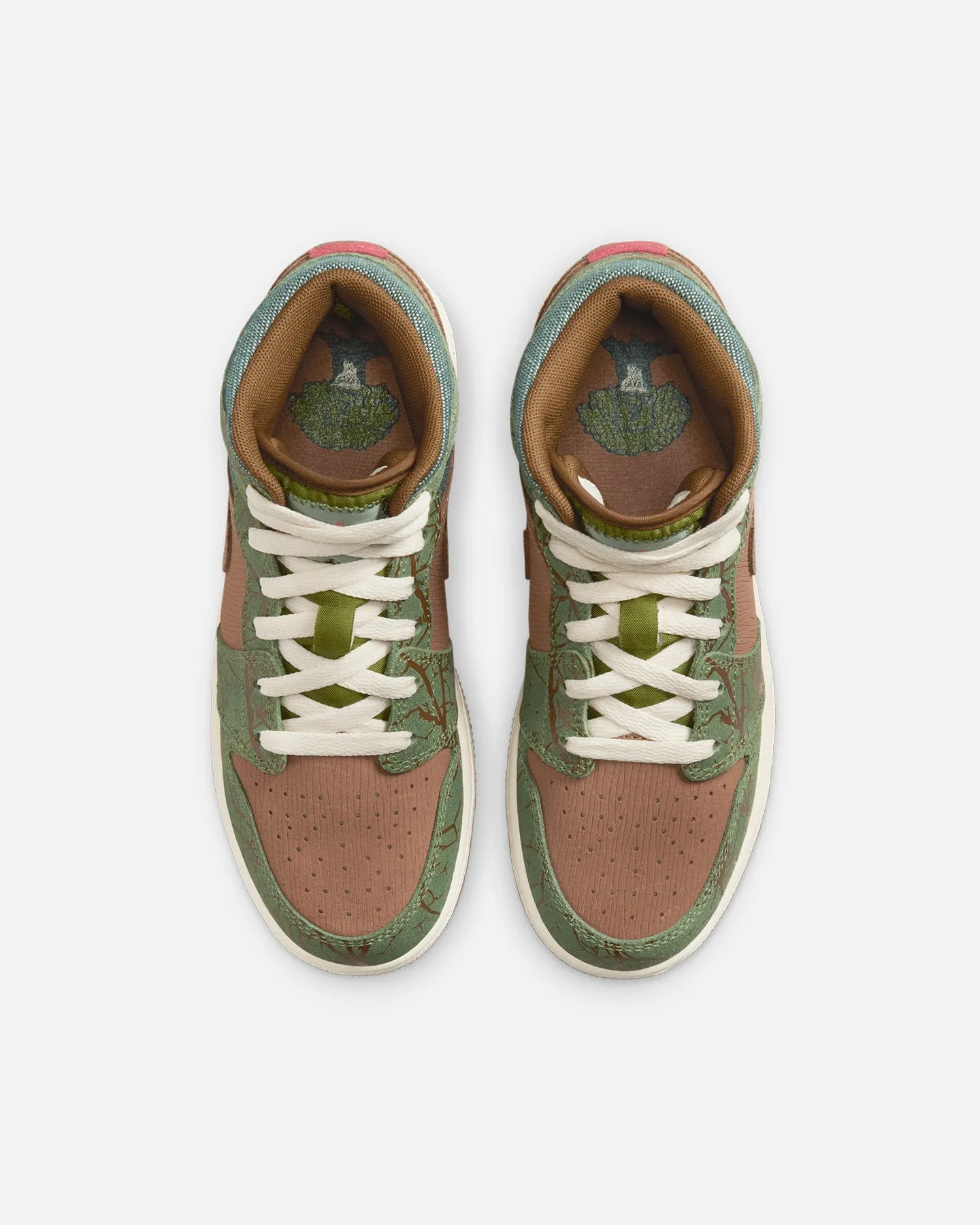 Jordan Kids' Air Jordan 1 Mid (GS) "Sneaker School"  Archaeo Brown