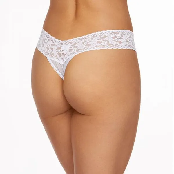 Jubilee Low Rise Diamond Thong - Blue/White - One Size